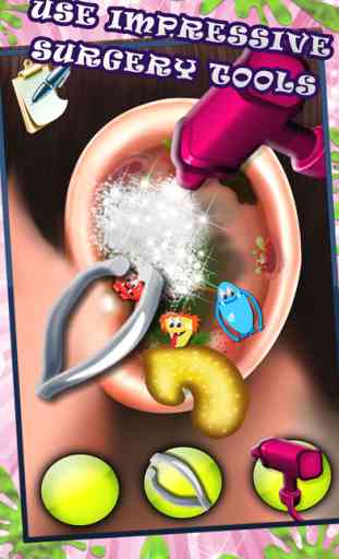 Chirurgie de l'oreille médecin - petits jeux de chirurgien pour les enfants 4