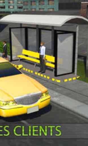 De voiture électrique Taxi à covoitureur 3D simulateur: City Auto dur de prendre des voyageurs 4