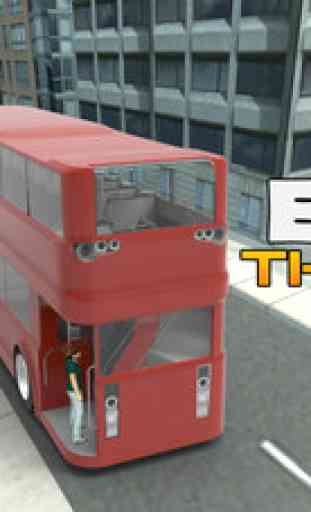 Double Decker Bus Simulator - véritable moteur 3D et un parking jeu de simulation 4