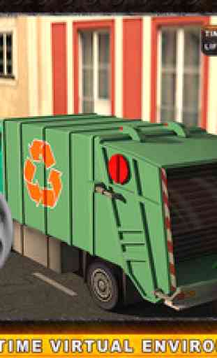 Dump Garbage Truck Simulator - Conduisez votre machine de dumping réelle et nettoyer le gâchis de la ville géante 2