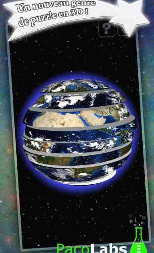 Earth Puzzle - un jeu de puzzles sphériques en 3D - un casse tête avec la Terre 1