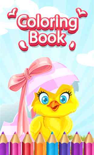 Easter Egg Coloring Book World peindre et dessiner Jeu pour les enfants 1