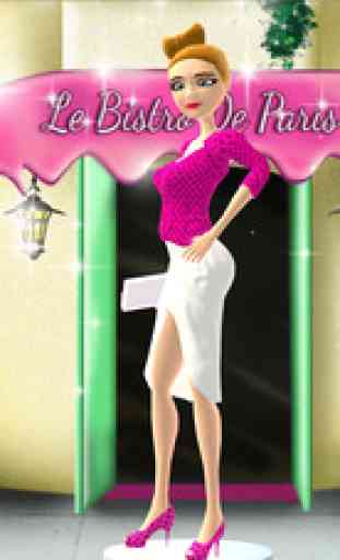 Jeux d'habillage pour filles: Paris - Jeu de Maquillage & Coiffure de Fille 4