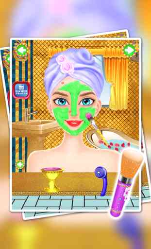 Egypte fille makeover - princesse egypte antique maquillage salon 3