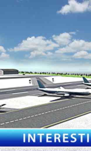 Emergency Airplane Parking Simulator 3D - Contrôles Aéroport vols réalistes et jeux Parking Air Coach Bus 1