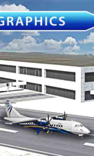 Emergency Airplane Parking Simulator 3D - Contrôles Aéroport vols réalistes et jeux Parking Air Coach Bus 2