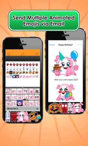 Emoji Kingdom 15 gratuit citrouille Halloween émoticône animation Soutien  iOS 8 4