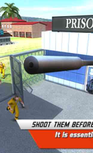 Évadez Mission Police Sniper Shooter 3D - Alcatraz Prison Guard Prison Breakout Jeu de Tir criminel. 2