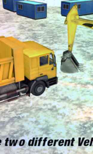 Extreme neige Pelle Tracteur Simulator 3D Game - Dump Truck lourd et Loader machine 4
