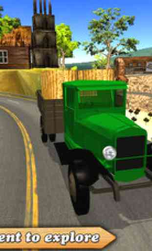 3D jeu remorque de transport de camion agricole 3