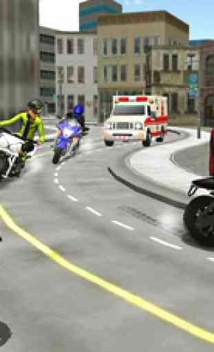 Extreme Police Motorcycle Rider Crime Chase Bike 1