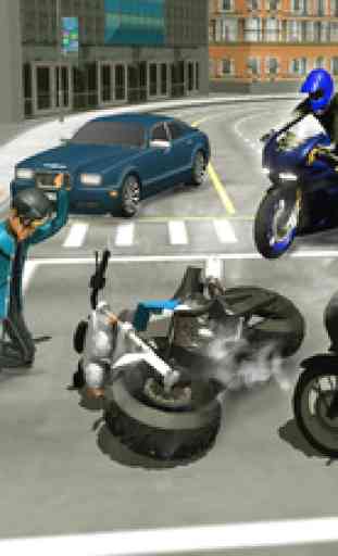 Extreme Police Motorcycle Rider Crime Chase Bike 3