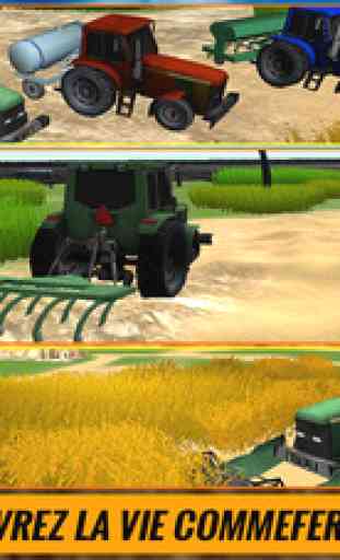 L'agriculture simulateur de tracteur pilote 3D 2