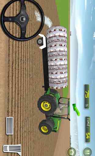 Tracteur agricole Simulator 3D Hay - Récolte Tract 3
