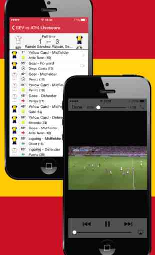 Football Scores espagnol 2013-2014 permanent Vidéo des buts Compositions Buteurs Équipes d'info 3