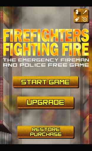 pompiers combattant le feu - l'urgence 911 pompiers et policiers jeu gratuit 1