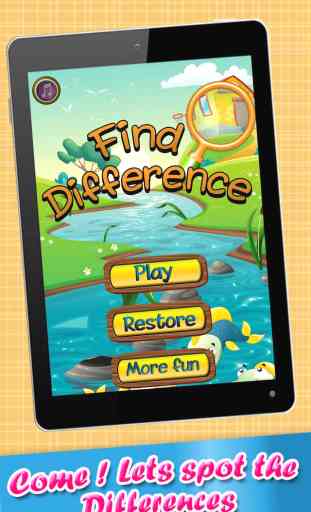 Trouver Différence enfants - Trouvez la différence et des objets cachés dans les images 2