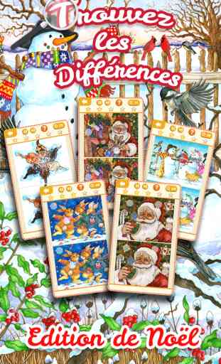 Trouvez les Différences: Edition de Noël - famille jeu de puzzle pour vacances pour les enfants et les adultes illustrés par Wendy Edelson 1