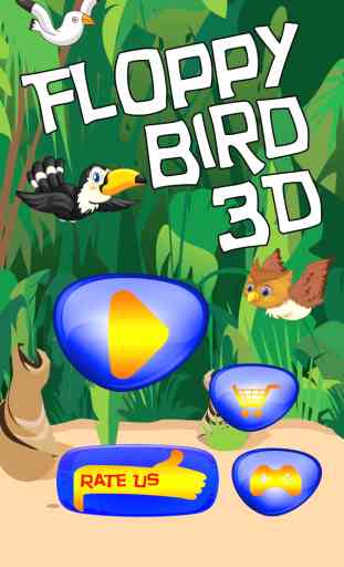 Floppy oiseau 3D - infini exécution oiseaux dans le ciel 1