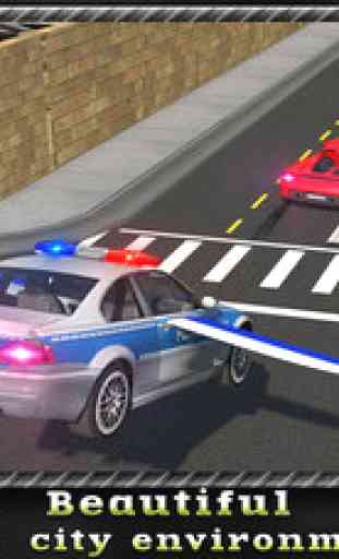 Flying Car Police Chase 3