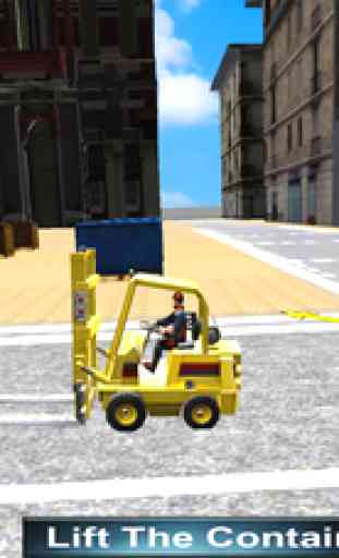 Forklifter Simulator 2016 : Container Cargo Lifter 3