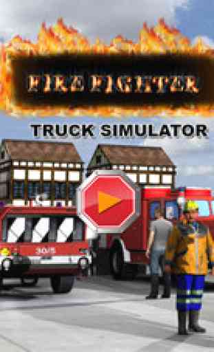 Pompier Truck Simulator - Rescue 911 conduite 1