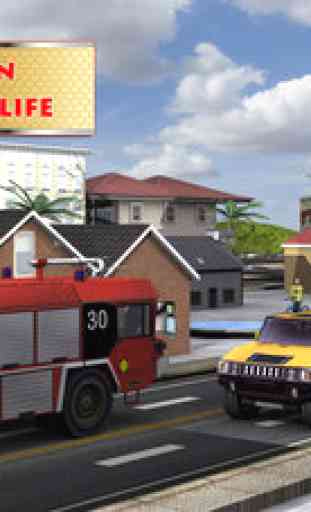 Pompier Truck Simulator - Rescue 911 conduite 3