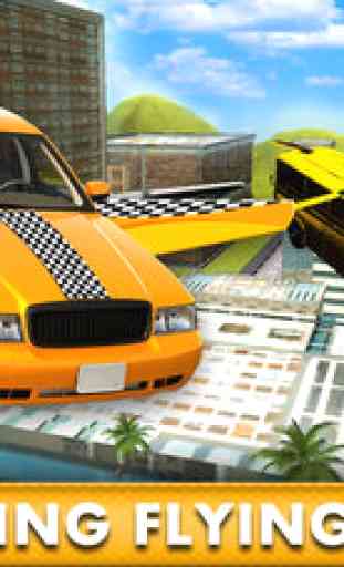 Yellow Taxi Cab vol Flight Simulator F 16 Carnage 2