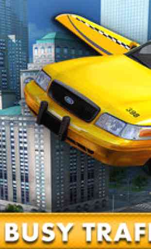 Yellow Taxi Cab vol Flight Simulator F 16 Carnage 4
