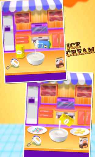 Frozen Ice Cream Maker recette de cuisine maison - jeux de cuisine pour les enfants 2