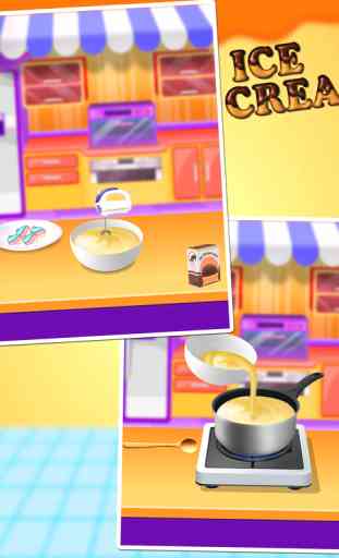 Frozen Ice Cream Maker recette de cuisine maison - jeux de cuisine pour les enfants 4
