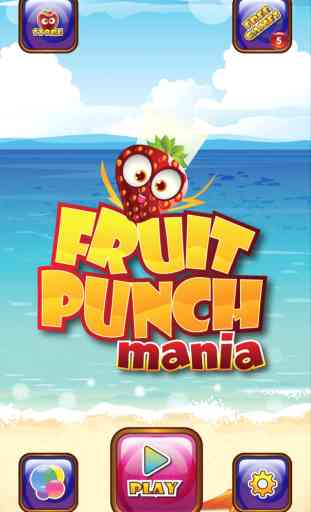 Fruit Punch Mania - The Fun Free Game Smashing  Fruits Into Slices Like A Ninja 1