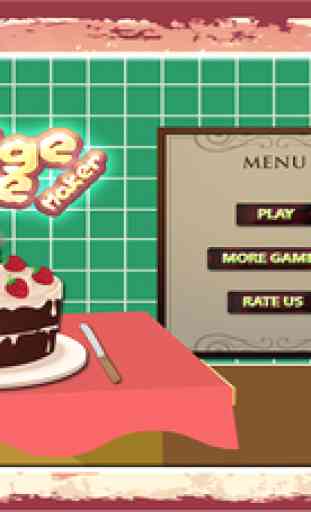 Gâteau de Fudge maker - cuire de délicieux gâteaux dans ce jeu chef de cuisine pour les enfants 1