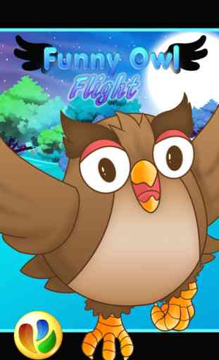 Vol de Hibou Drôle - Jeu Gratuit Pour Les Enfants, Funny Owl Flight - Free Game For Children 1