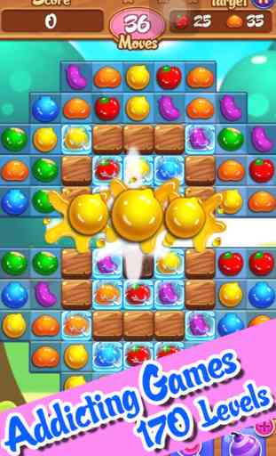 Fruit Farm Splash Mania - Match and Pop 3 Blitz Puzzle 2