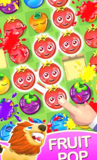 Fruit Pop Sky Journey - Splash Puzzle Game 1