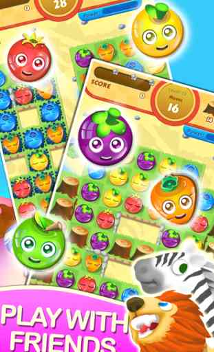 Fruit Pop Sky Journey - Splash Puzzle Game 2