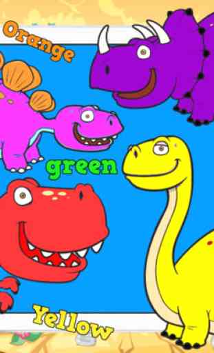 Fun Dinosaur : Coloring Quiz Puzzle Games For Kids 4