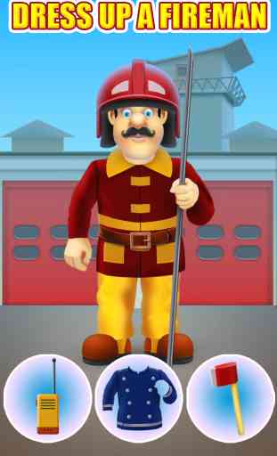 Policier Fun / Pompier S'habiller jeu pour les enfants 1