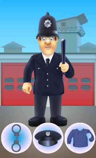 Policier Fun / Pompier S'habiller jeu pour les enfants 3