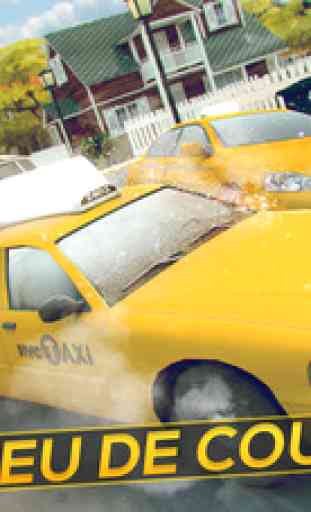 Taxi Chauffeur Extrême Jeu de Voiture de Course 3D Gratuit 1