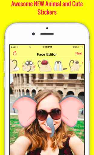 Visage Drôle Pour Snapchat Filtre Effets Editor 3