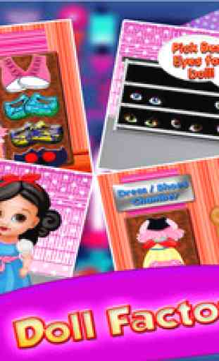 Fashion Doll Factory Simulator Girl - Dress up et relooking personnalisé dolly dans ce jeu de fabricant de poupée 1