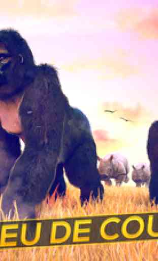 Fou Gorille Simulateur 2016 Jeu de Singe Animaux pour Enfants Gratuit 1