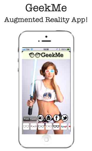 Geek Me - vous Geekfy! Réalité Augmentée pour ajouter des drôles de lunettes Geek 3