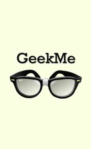 Geek Me - vous Geekfy! Réalité Augmentée pour ajouter des drôles de lunettes Geek 4
