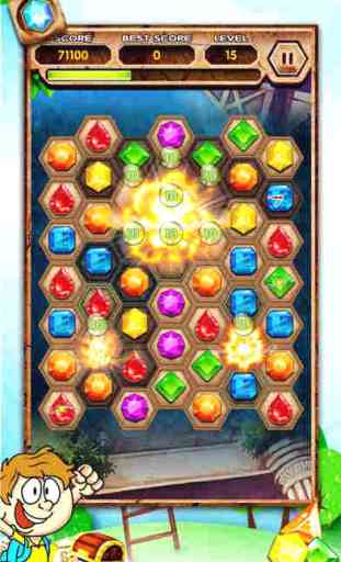 Gem Jewel Quest Adventure II - The Best Edition Diamond Crush Puzzle Addicting Games 3
