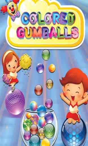 Gumball fou Wonka double bulle gomme fracas-connecter la couleur Match 3 jeu de puzzle gratuit 1