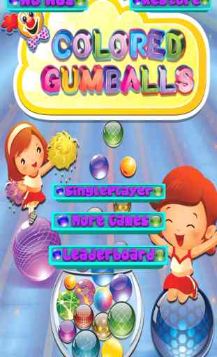 Gumball fou Wonka double bulle gomme fracas-connecter la couleur Match 3 jeu de puzzle gratuit 2