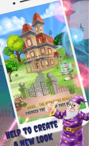 Maison hantée réparation - nettoyage, restauration et fixer la maison dans ce jeu pour les enfants 1